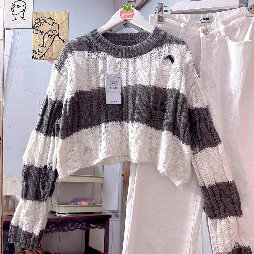 Vintage Chunky Roll Neck Sweater